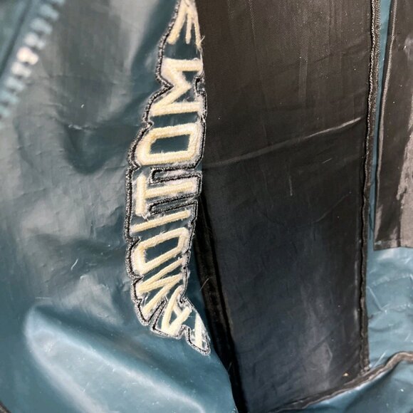 Emotional Baggage Duffel — Teal Travel / Gym Bag, Graphic Strap - Picture 13 of 14